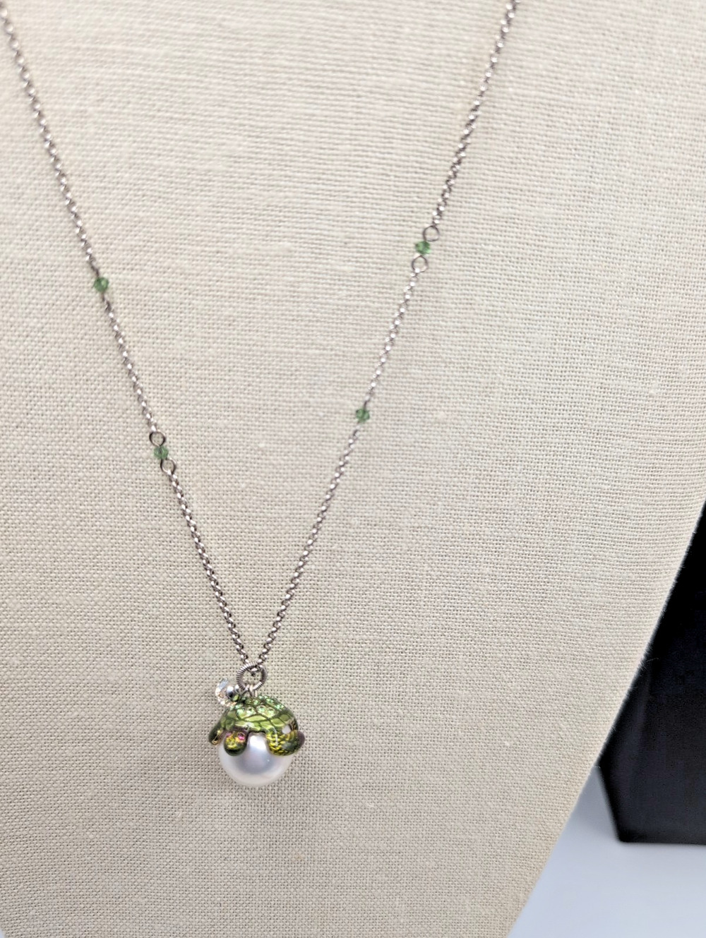 Brighton Pearlie Marvels Sea Turtle Retired Long Necklace MSRP $78